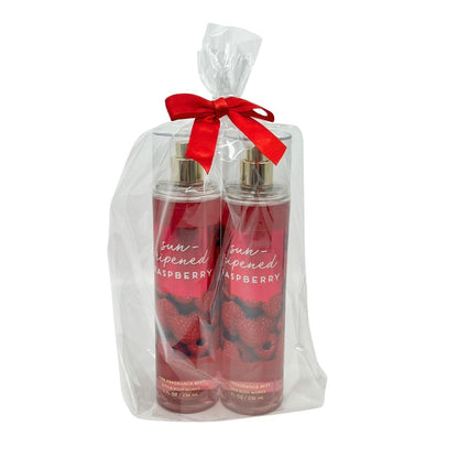 SUN-RIPENED RASPBERRY Fine Fragrance Mist Gift Set with a Red Bow for Holiday & Gifts - Pack of 2 - Bellarevive.Store