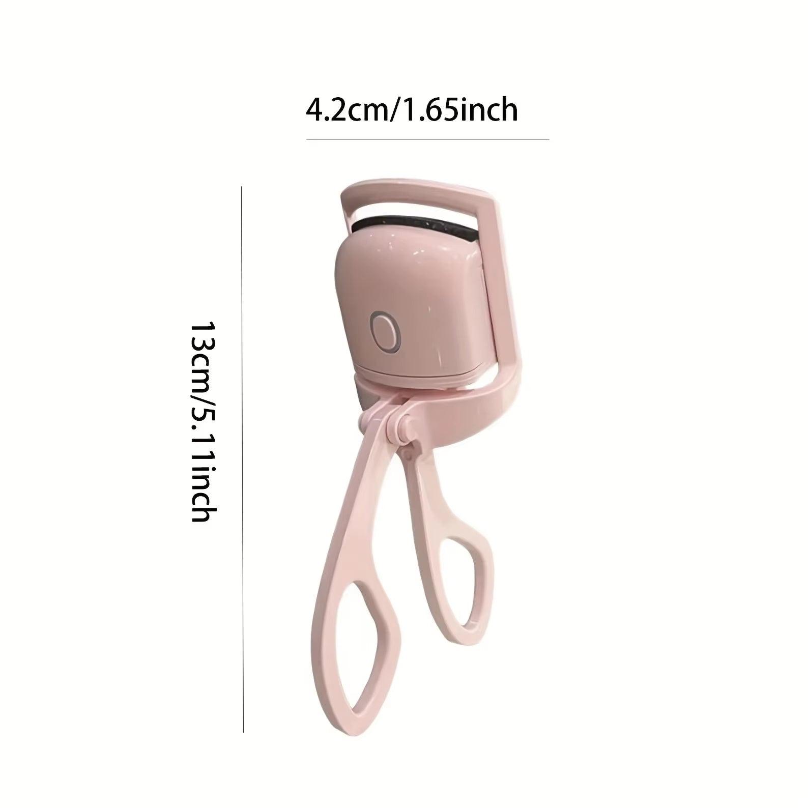 Portable Electric Eyelash Curler - Quick Heating & Long-Lasting Curling Device - Bellarevive.Store