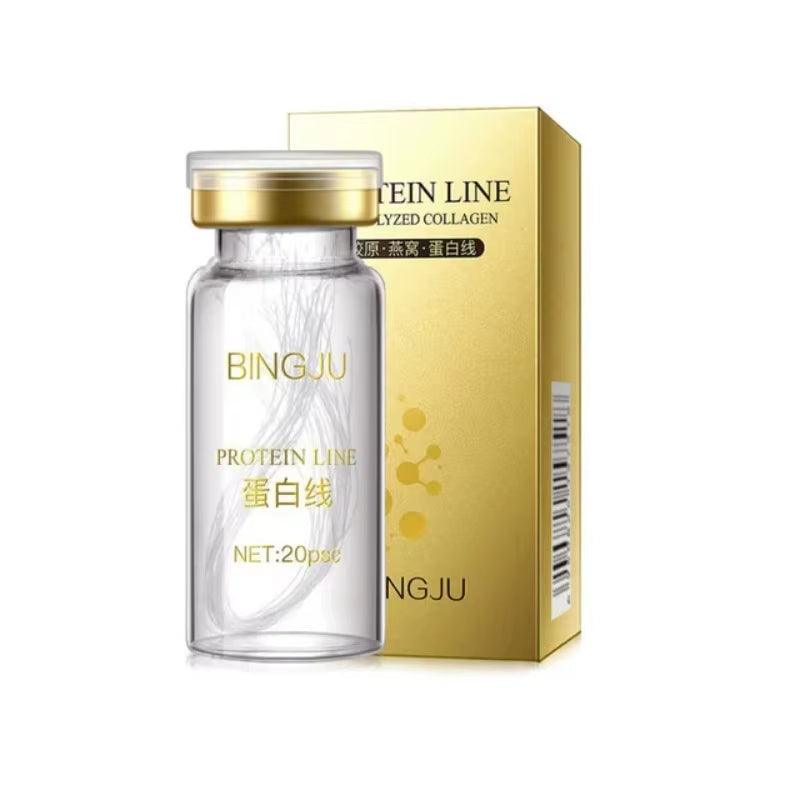 Anti Aging Hyaluronic Acid 24K Gold Active Collagen Facial Essence Protein Thread Serum Skin Care for Face Firming Moisturizing - Bellarevive.Store