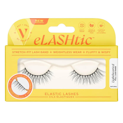 Elashtic™ Lashes | Full Band | Strip Lashes | Natural Wispy Lashes | Fake Eyelashes | Elastic Lash Band | Flared & Natural Volume (Lighthearted) Full Band Lash - Bellarevive.Store