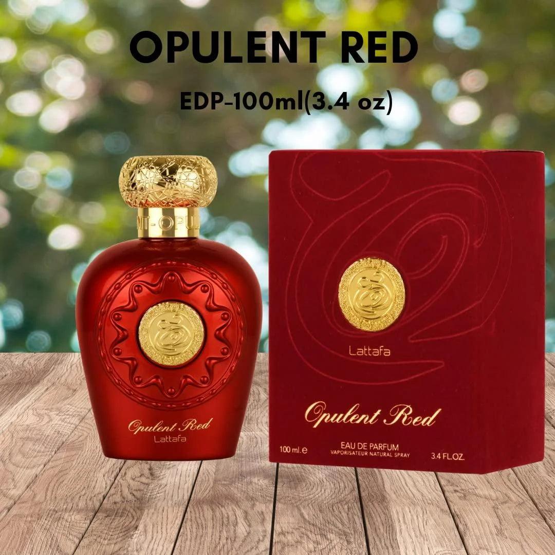 Perfumes Opulent Red for Unisex Eau De Parfum Spray, 3.4 Ounce (137662) - Bellarevive.Store