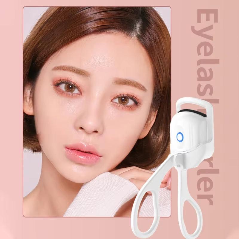 Portable Electric Eyelash Curler - Quick Heating & Long-Lasting Curling Device - Bellarevive.Store