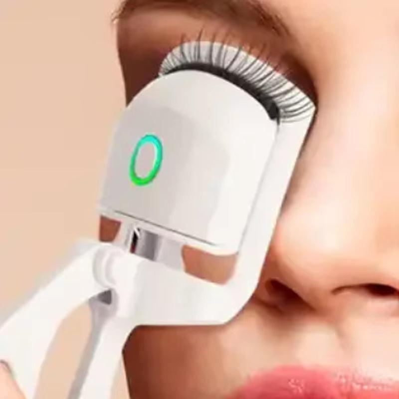 Electric Heated Eyelash Curler 24 Hours Long Lasting Naturally Eyelashes Electric Heated Eyelash Curler with Flexible Silicone - Bellarevive.Store